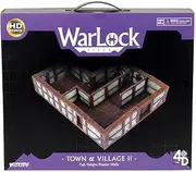 WizKids WarLock Tiles Miniatures - Town and Village II Full Height Plaster Walls