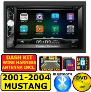 2001-2004 FORD MUSTANG CD/DVD USB/SD BLUETOOTH TOUCHSCREEN CAR RADIO STEREO PKG (for: Ford)