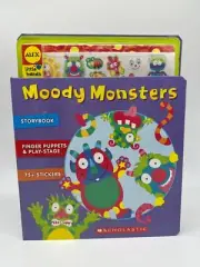 Moody Monsters With 75+ Stickers and 7 Paper Finger Puppets and Foldout Play