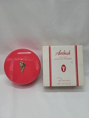 Ambush De Luxe Dusting Powder - Dana Perfumes - New York - 8 Oz. - Vintage NOS