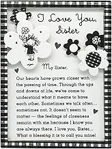 Blue Mountain Arts Sister Magnet with Easel Back—Birthday, Holiday, or Just Because Gift by Marci and The Children of The Inner Light, 4.9 x 3.6 Inches (I Love You, Sister)