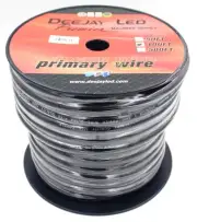 Deejay LED TBH0100BLKCOPPER 0 Gauge 100 Ft Black Pure Copp