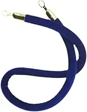 59inch Crowd Control Safety Queue Barrier Rope Post Rope with Snap Hook Replace for Hotel Theater Carpet Event Opening Ceremony, Hotel Celebration, Gold Snap Hook