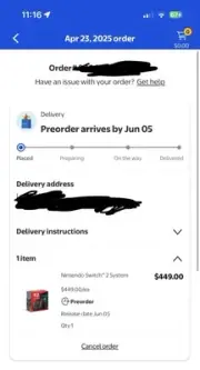 Nintendo Switch 2 Pre-Order✅ Confirmed Console Only