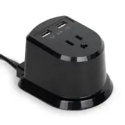 Cyberpower Csp105u Dual Power Station 1-outlet With 2-2.1a Usb Charging Ports