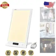 Energy-Efficient Light Alarm Clock - Full Spectrum Therapy & Relaxing Sounds