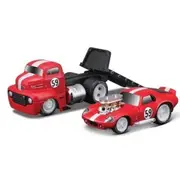 Muscle Machines 1:64 Muscle Transports Diecast 1950 Ford Coe Flatbed / 1965 Shelby Cobra Daytona