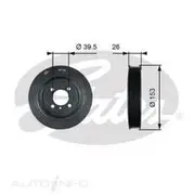 Gates Crankshaft Pulley - TVD1129