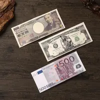 在飛比找蝦皮購物優惠-旅遊外幣好收納 外幣印花鈔票夾 新台幣/韓圓/日圓/歐元/英