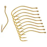 Mustad UltraPoint Slow Death Gold Fishing Hooks (10 Ct) - 1