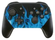 "Blue Fire" Nintendo PRO Switch Custom Controller Unique Design
