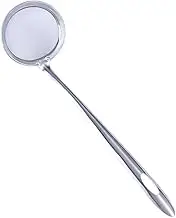 Stainless Steel Long,Handled Fat Skimmer Spoon with Fine Mesh,Ideal for Skimming Grease, Gravy and Foam in Hot Pots