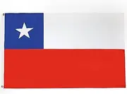 AZ FLAG Chile Flag 3' x 5' - Chilean Flags 90 x 150 cm - Banner 3x5 ft Light Polyester -