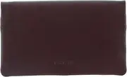[P.C] Pierre Cardin Ladies Women's Genuine Leather Bi-Fold RFID Purse Wallets - Prune