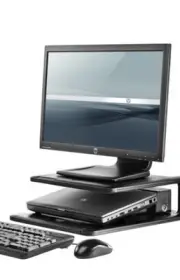 HP MONITOR STAND NOTEBOOK DOCKING STATION QM196AA with HP Dock laptop computer
