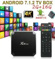 X96 4K 64-bit Android 7.1 Smart TV Streaming Box - S905W Quad Core 2GB+16GB