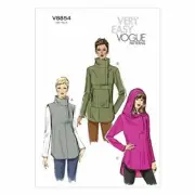 Vogue Sewing Patterns 8854 Misses Loose Fitting Tunic Size XS-MD