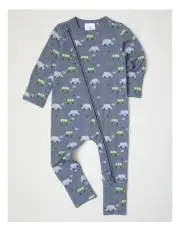 [Sprout] Essential Cars Coverall in Mid Blues