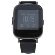 EK-G1 Montre Connectee Black Silicone Strap Smart Watch by Eclock for Unisex - 1 Pc Watch