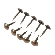100Pcs Retro Bronze Tacks Studs Jewelry Box Sofa Furniture Upholstery Nails