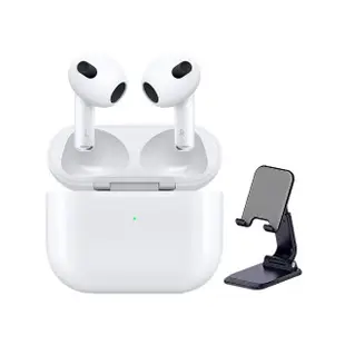 【Apple 蘋果】輕巧摺疊支架組AirPods 3(Lightning充電盒)