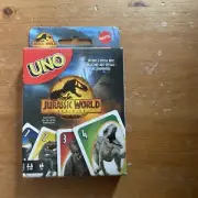 Mattel - UNO Jurassic Park World Dominion - Unopened 2-10 Players