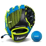 Blue Kids Soft Lightweight Sport Mitt with Foam Ball for Tball Ready to Play