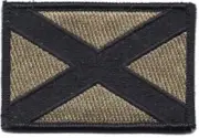VELCRO® BRAND Fastener Morale HOOK PATCH State Alabama Coyote 3x2"