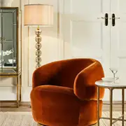 Evie Floor Lamp in Brass