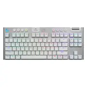 Logitech G915 X LIGHTSPEED TKL Low-Profile Wireless Gaming Keyboard (White)