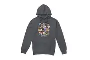 Avatar: The Last Airbender Mens Chibi Group Hoodie (Charcoal) - UTTV8753