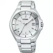 Citizen ATTESA CB3010-57A Eco-Drive Solar Analog Titanium Men Watch White