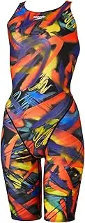 [Speedo] Speed SCW12406F Women's Flex Sigma Semi-Open Back Kneeskin 3, Multi