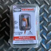 Quick-Fit Weatherproof Cover Outdoor Electrical Box - Single Outlet Protector