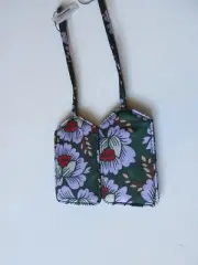 Vera Bradley Luggage Tags/ID Holders Lotus Sea Moss Print Set of Two NWT
