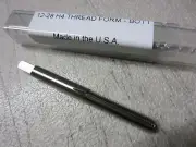 HANSON WHITNEY DoALL #12-28 NF GH4 Thread Roll Form Forming Bottom Tap 30903 USA