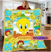 Cute Tweety Bird Sofa BLANKET HALLOWEEN GIFT CHRISTMAS GIFT BEST PRICE US SIZE