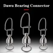 Bearing Barrel Heavy Duty Ball Fishing Snap Connector With Pin Rolling Swivel