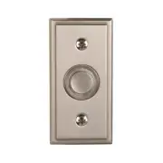 NEW Quality Nickel Wired Outside Home Doorbell Door-Bell LED-Lighted Push-Button