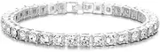 [HH BLING EMPIRE] 14K Gold and Silver Bracelets Diamond Tennis and Cuban Link Bracelet for Men Women Hip Hop Jewelry