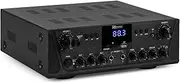 PD PV220BT Compact 2-Channel Audio Power Amp, Speaker Amp with High-Fidelity Sound, Mini Amplifier for Home Surround System, Bluetooth Stereo Amplifier, Home Stereo Amplifier, HiFi Stereo Amplifier