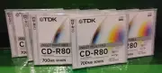 TDK CD-R Recordable Compact Disc Light Scribe CD-R80 BRAND NEW & SEALED x 8