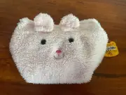 Daiso Small Drawstring Pink Bunny Bag Gift Pouch