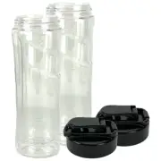 2 Pack 20 oz Cup and To-Go Lid for Oster BLSTAV BLSTPB My Blend 250-Watt Blender
