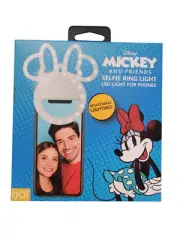 NIB New Disney Mickey And Friends Minnie Bow Selfie LED Light For Phone