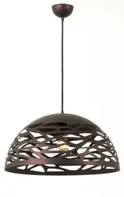 Solton Bronze Pendant Lamp with 40W E27 Bulb and Adjustable Cable