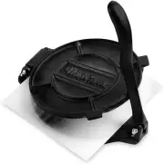 Uno Casa Cast Iron 10 Inch Tortilla Press - Roti and Tortilla Maker - Bonus 100