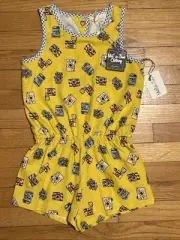 NWT Matilda Jane Snapshots of You Romper Cameras Size 10