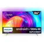 🔥【PHILIPS 飛利浦】🏅 86吋 4K 120HZ 超高清 護眼 低藍光 安卓聯網液晶電視86PUH8807