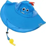 [Minkissy] Wide Brim Sun Hat for Boys with Neck Flap UV Protection Breathable Design Adjustable Beach Hat for Summer Outdoor Activities